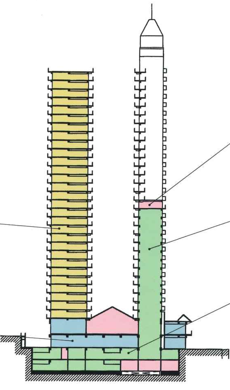 建物断面構成図